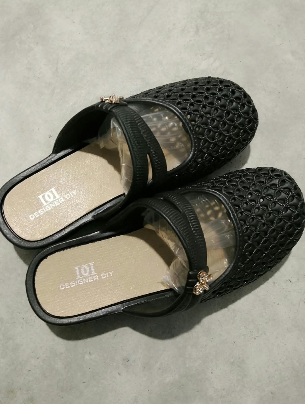 sandal sepatu yutu designer DIY seri warna (dua ukuran)