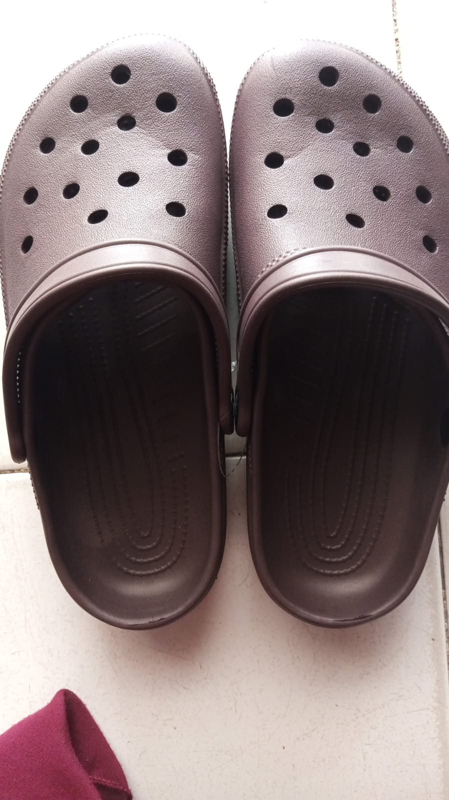 sandal kodok jokixx burgandi UK 39-44