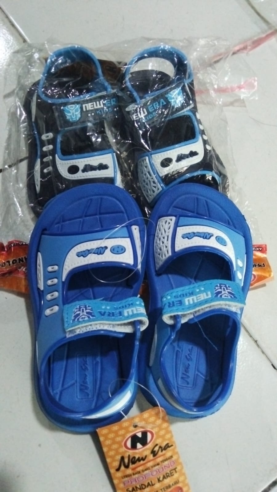 Sandal galang anak new era seri warna